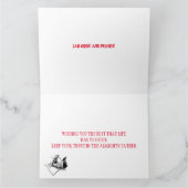 rasta christmas briefkaarten-irie rasmas kaart (Binnen)