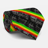 Rasta Classic Stripe Stropdas (Opgerold)
