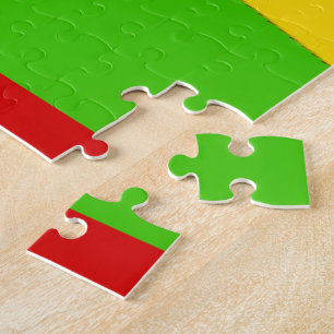 Rasta Color Red Golden Green Legpuzzel