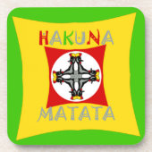 Rasta Color Red Golden Green Onderzetter (Voorkant)