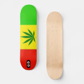 Rasta Deck Skateboard (Voorkant)