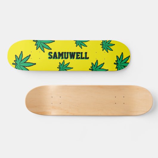 Rasta Design Skateboard (Horizontaal)