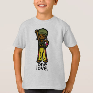 rasta draag. t-shirt