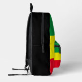 Rasta Flag Bedrukte Rugzak (Links)