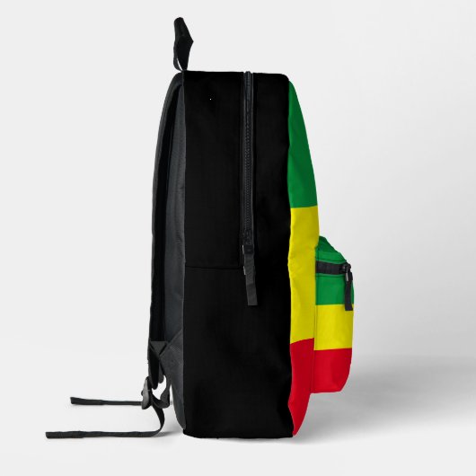 Rasta Flag Bedrukte Rugzak (Links)