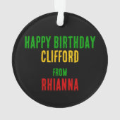 Rasta Flag Tropical Palm Trees Christmas (dos)