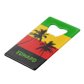 Rasta Flag with Palm Trees Tropical (Devant Angle)