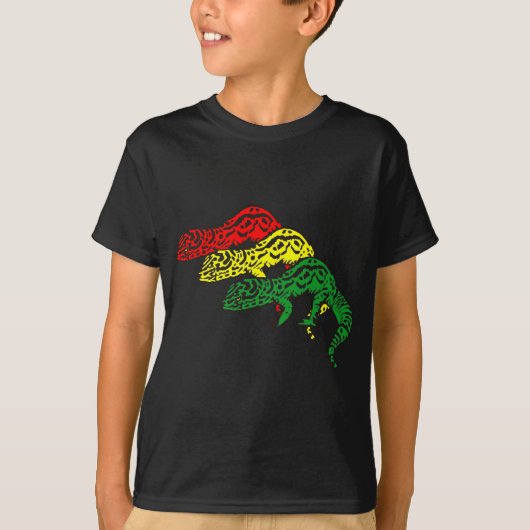 Rasta Geckos T-shirt (Voorkant)