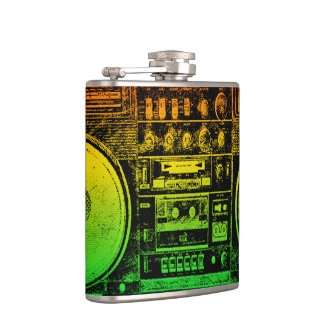Rasta Ghetto Blaster Heupfles