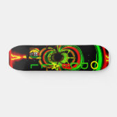 Rasta-gloed Skateboard (Horizontaal)