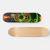 Rasta-gloed Skateboard (Horizontaal)