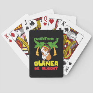 Rasta Guinee Pig Pokerkaarten