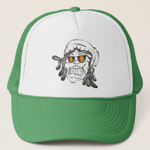 Rasta guy Trucker Hat Pet