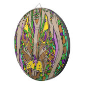 Rasta Hare Dartbord (Voorkant Rechts)