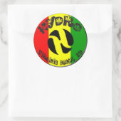 Rasta Hydro Ronde Sticker (Tas)