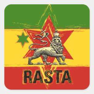 Rasta Irie Lion Judah Sticker