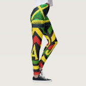 Rasta Jah Jamaïcaine Leggings (Droite)
