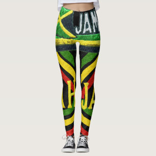 Rasta Jah Jamaïcaine Leggings