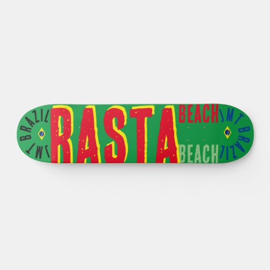 RASTA JMT BRAZIL 7 3/4" Skateboard Deck (Horz)