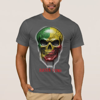 RASTA KING SKULL T-SHIRT