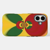 Rasta Kleuren Abstracte Art Print Case-Mate iPhone Case (Achterkant (horizontaal))