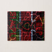 Rasta-kleuren Legpuzzel (Horizontaal)