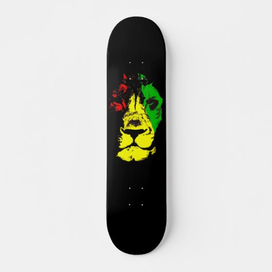 Rasta Leeuw Skateboard (Voorkant)