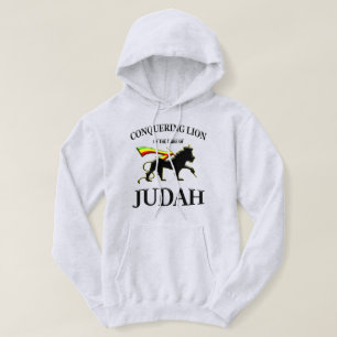 RASTA Leeuw van Juda   Rood Goud Groen Hoodie