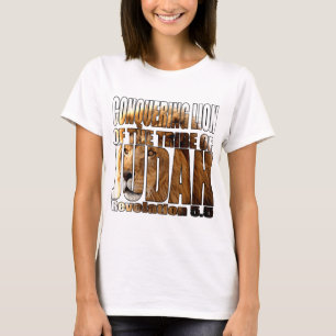 RASTA Leeuw van Juda   Rood Goud Groen T-shirt