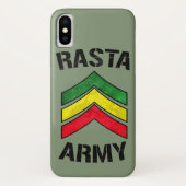 Rasta-leger Case-Mate iPhone Case (Achterkant)