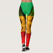 Rasta Leggings Lion of Judah Design (Achterkant)