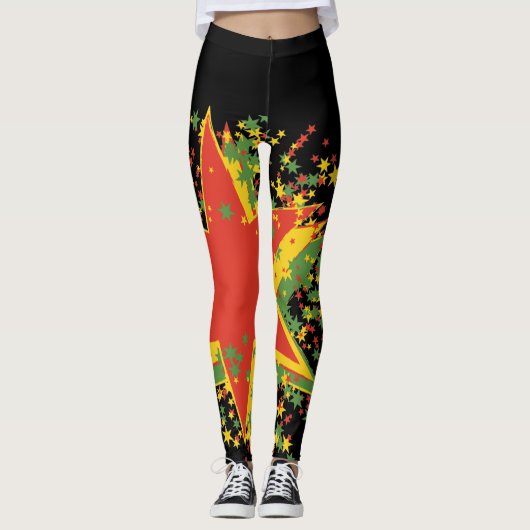 Rasta Leggings Star Explosion (Devant)