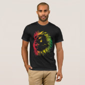 Rasta Lion 2 T-shirt (Voorkant volledig)