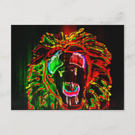 Rasta Lion Briefkaart