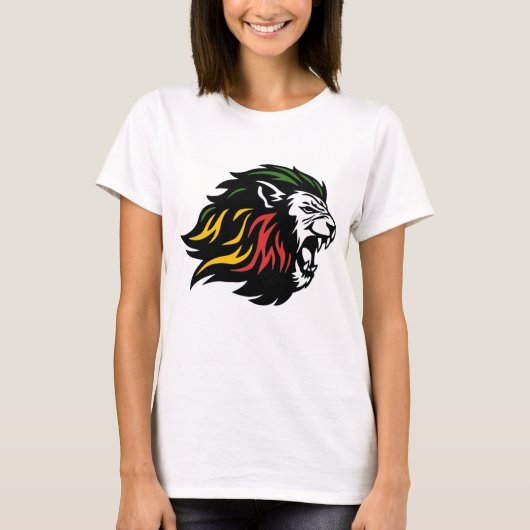 Rasta Lion de Juda T-Shirt (Devant)