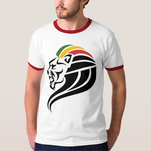 Rasta Lion de Juda T-Shirt (Devant)