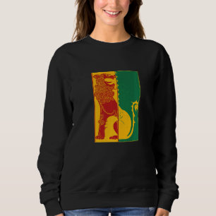 Rasta Lion Jamaicaanse Kleuren Rastafari Voor Regg Trui