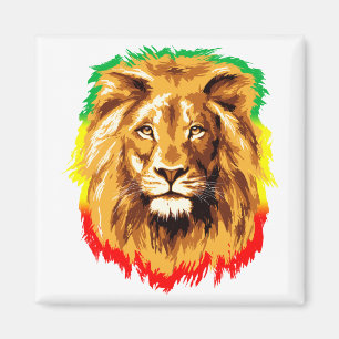 Rasta Lion Judah Magneet
