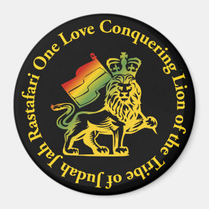 Rasta Lion Judah Magnet Magneet