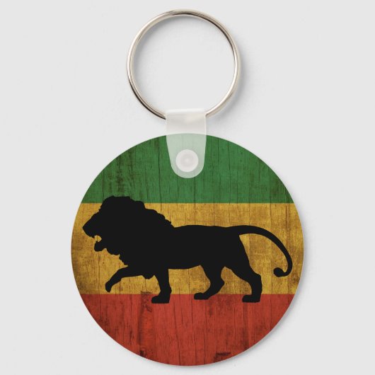 Rasta Lion Judah Sleutelhanger (Voorkant)