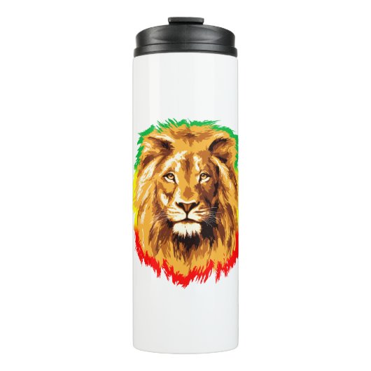 Rasta Lion Judah Thermosbeker (Voorkant)