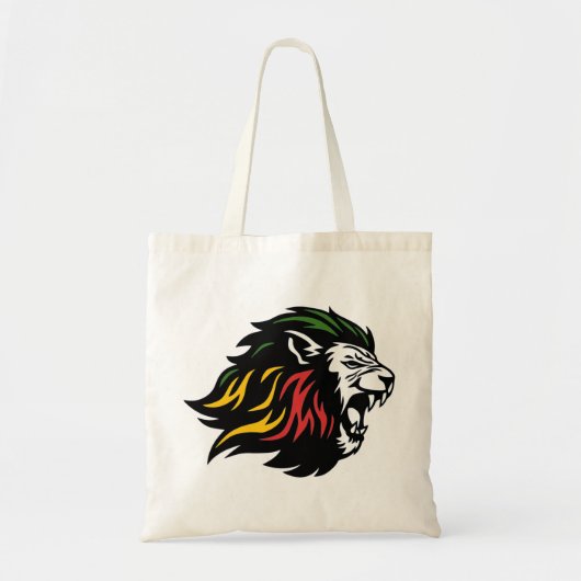 Rasta Lion Judah Tote Bag (Voorkant)