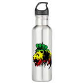 Rasta Lion Judah Waterfles (Voorkant)
