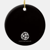 Rasta Lion Keramisch Ornament (Achterkant)