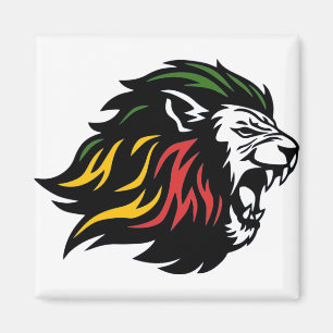 Rasta Lion Magneet