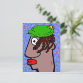 Rasta Man Briefkaart (Staand voorkant)