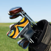 Rasta Mask Golfheadcover (Insitu)