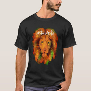 Rasta Masta (Rastafarische Reggae Leeuw) T-shirt