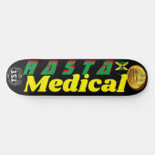 RASTA MEDICAL 8 1/2" Skateboard Deck (Horizontaal)