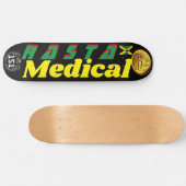 RASTA MEDICAL 8 1/2" Skateboard Deck (Horizontaal)